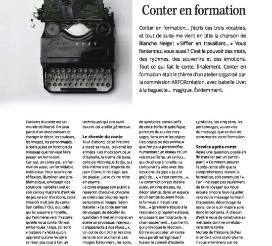 conter en formation : pour quoi et pour qui ?